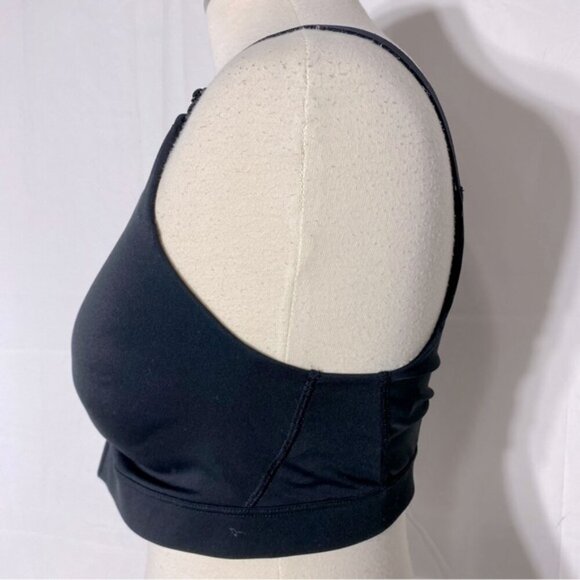 5/$25 Old Navy Active Black Front Zip Closure Sports Bra 34C - Picture 4 of 15